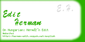 edit herman business card